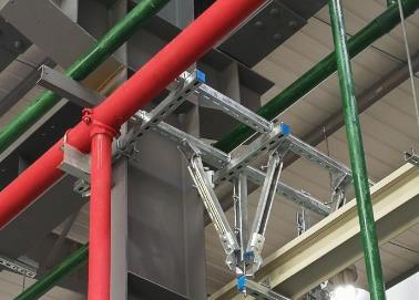 沛县该抗震支架的整体式支吊架结构协调性好